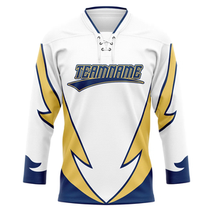 Camiseta de equipo con cuello en V y cierre de cordones personalizados con estampado de transferencia de calor de primera calidad, ropa deportiva, camisetas de poliéster de manga larga para adultos a la venta - Product Image 1