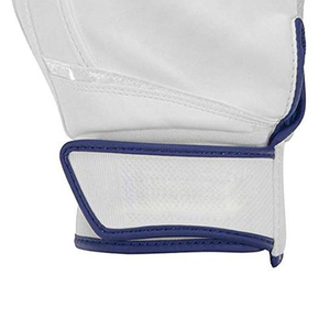 Customized Leather Baseball/Softball Batting Gloves Anti-Slip <b>Hook</b> Loop Closure Breathable Durable Professional - Product Image 4