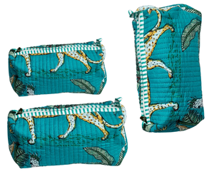 กระเป๋าผ้าฝ้ายลายควิลท์ขนาดกะทัดรัดเหมาะสำหรับเครื่องประดับเครื่องสำอางหรือของจำเป็นสำหรับการเดินทางพิมพ์แบบกำหนดเองนำกลับมาใช้ใหม่และคุณภาพส่งออก - Product Image 3