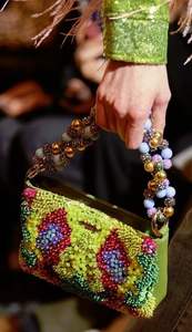 Artisanat traditionnel style bohème broderie travail main pochette sacs à main sacs fantaisie conception coton doublure au meilleur prix de gros - Product Image 2