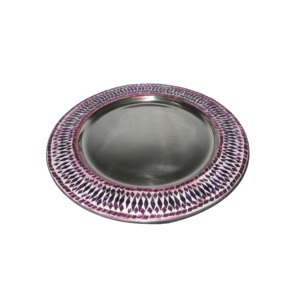จานสแตนเลสสำหรับเสิร์ฟอาหารทรงกลม - Product Image 4