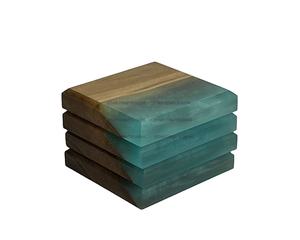 ถาดรองแก้วเรซินอีพ็อกซี่ลายแม่น้ำไม้และเรซินสไตล์ใหม่ที่ดีที่สุดสำหรับสำนักงานและบ้านจาก SCI - Product Image 1