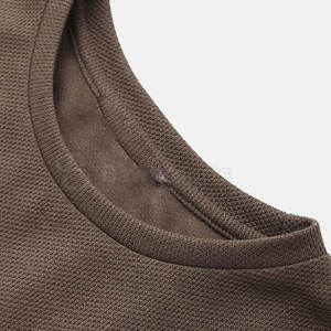 Vente en gros de t-shirt 100% coton pour hommes avec logo personnalisé tissu tricoté à motif solide de haute qualité poids de 220 grammes Options de couleur personnalisées - Product Image 2