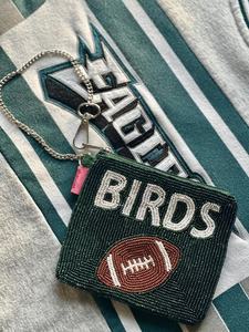 Lightweight Handmade Beaded Eco-Friendly Durable Fashion Gameday Coin Pouch <b>Christmas</b> Holiday Zipper Pouch Custom Mini <b>Wallet</b> - Product Image 5