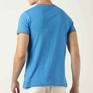 เสื้อยืดผู้ชายผ้าฝ้าย 100% แฟชั่นใหม่ สไตล์ทางการ แขนสั้น ขนาดสั่งตัดได้ เสื้อผ้าฤดูร้อน ผ้าถักคุณภาพสูง แห้งเร็ว - Product Image 2