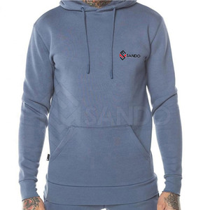 Costume de jogging surdimensionné pour hommes sur mesure avec col à capuche motif solide grande taille prix de gros pas cher - Product Image 2