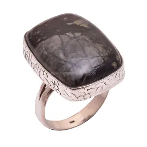 Natural picasso jasper rings 925 sterling silver jewelry handmade fine silver rings wholesale fine jewelry suppliers