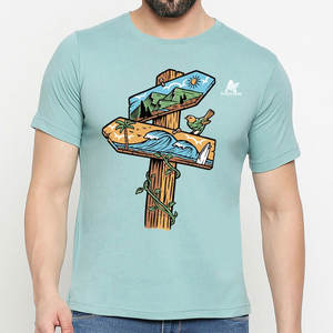 T-shirts imprimés tendance et décontractés, vêtements d'été, fabriqués au Pakistan, en différentes couleurs et tailles - Product Image 1