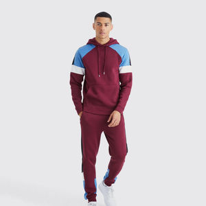 Chándal cortavientos de algodón de alta calidad personalizado logotipo bordado y ribetes reflectantes de talla grande conjunto de invierno servicio OEM - Product Image 1