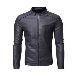Diseñe sus propias chaquetas de cuero a la moda Chaqueta de cuero de alta calidad para hombre al mejor precio Chaqueta de cuero de manga larga - Product Image 2