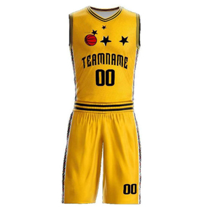 Wholesale Custom Men's Basketball Jersey Uniform Set 100% Polyester Sublimation Transfer Print Quick Dry Breathable Summer - Product Image 2