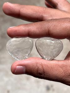 คู่พลอยพลอยรูปหัวใจบุษราคัมธรรมชาติสำหรับทำเครื่องประดับ - Product Image 3