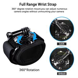 Correa de Muñeca para Cámara Deportiva de Alta Calidad con Rotación de <span class=keywords><strong>360</strong></span> Grados, Material ABS - Product Image 2