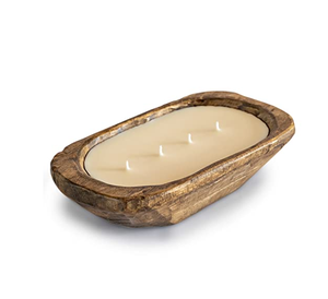 Bougeoir à pâte de bois personnalisé nouvellement artisanal fournisseur d'usine bol à pâte en bois artisanal rustique meilleur prix - Product Image 2