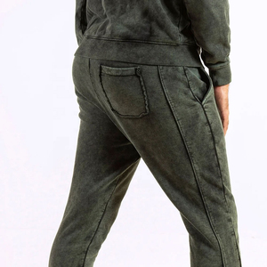 Plus Size High Quality <b>Men</b> Acid Wash Tracksuit Casual Wear <b>Pullover</b> <b>Men</b> Acid Wash Tracksuits Cotton Material Acid Wash Tracksuit - Product Image 5