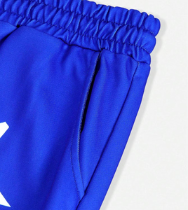 Pantalon de jogging en coton taille haute pour homme, coupe droite évasée, décontracté, respirant, séchage rapide, imprimé, avec cordon de serrage, ample, grandes tailles, vente en gros - Product Image 6