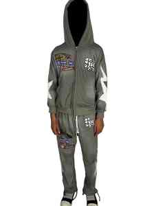 Trajes Deportivos para Hombre de Primera Calidad, Más Vendidos, Casuales de Invierno, Ecológicos, Ligeros, de Secado Rápido, 100% Algodón, Color Sólido, Transpirables - Product Image 5