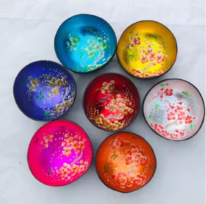 Laca de cáscara de coco, cuenco de coco artesanal para tiendas de recuerdos de VIET FARGIMEX - Product Image 6