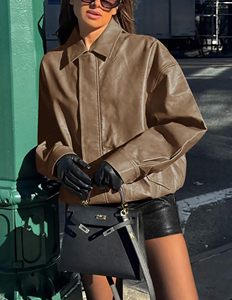 Factory Price Women's Stylish Genuine Leather Jacket <b>Winter</b> Windproof with Cotton Filling <b>Decoration</b> - Product Image 6