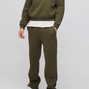 Survêtement d'hiver solide deux pièces ensembles hommes sweat à capuche surdimensionné 2025 automne vêtements de sport tenue décontractée - Product Image 5