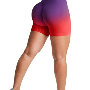 Pantalones Cortos de Yoga Transpirables para Mujer, Pantalones Deportivos sin Costuras para Gimnasio, Cintura Alta, Cintura Alta, Elásticos, Transpirables - Product Image 6