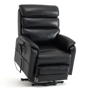 CJSmart Home uomo alto sedia sollevatore elettrico giace a calore piatto massaggio a doppio motore reclinabili per anziani sedie elettriche poggiapiedi esteso