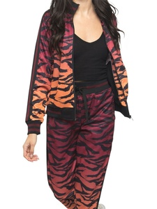 Chándal de manga larga para mujer, traje de correr activo para entrenamiento, chándal ajustado con capucha, Oem, nuevo - Product Image 6