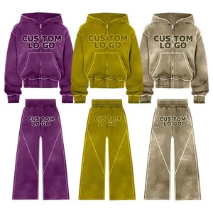 Custom Rhinestone <b>Hoodies</b> - Oversized Winter Streetwear Sweatshirt Heavyweight Personalized Logo Blank Tee - Product Image 6