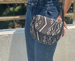 Bolso Bandolera de Cuero Genuino, Diseño Vintage Multicolor, Elegante, Inspirado en Diseñadores, con Cadenas, para Compras - Product Image 6