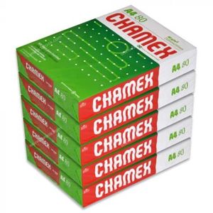 Papier A4 80g en paquet individuel et boîte de 5 paquets pour impression, copie, école, bureau, enseignement, peinture - En vente - Product Image 1
