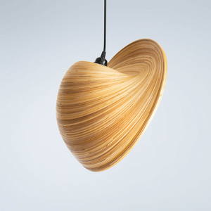 Luz colgante moderna de pantalla de techo de bambú hilado para iluminación de baño lámparas colgantes decorativas - Product Image 1