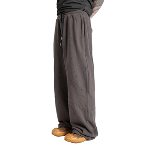 PANTALON DE SWEAT DE QUALITÉ SUPÉRIEURE FABRICATION OEM JOGGER BAGGY PANTALON CAUSAL WEARING WASH PANTALON UNISEX CAUSAL WEAR - Product Image 1