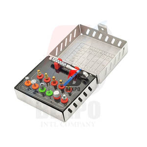 Kit d'extenseur d'os dentaire de qualité supérieure avec boîte autoclavable à cliquet Implants fraises perceuse Instruments de chirurgie - Product Image 4
