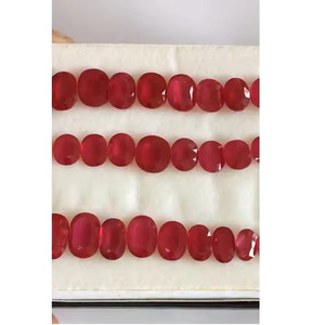 ทับทิมธรรมชาติเกรด AAA จากโมซัมบิกผสมรูปวงรีให้ความร้อนผสมสีที่ดีเยี่ยมสำหรับเครื่องประดับที่ได้รับการรับรอง IGI - Product Image 5