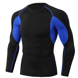 Rashguard MMA pour homme respirant, à séchage rapide, léger, écologique, antibactérien, manches longues, fitness, extérieur, OEM - Product Image 1
