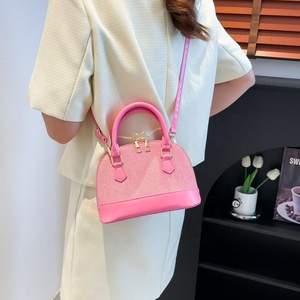 Sac à bandoulière demi-lune de luxe coréen <span class=keywords><strong>Looen</strong></span> pour femme, style rétro, en feutre, avec fermeture éclair, imperméable - Product Image 4