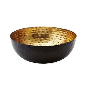 Vente en gros de bol de service en métal doré de qualité supérieure décor de table à manger pour la maison moderne bol de service à prix raisonnable - Product Image 3