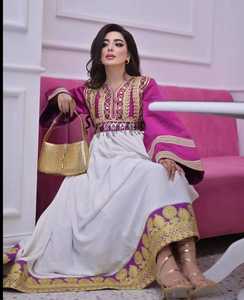 Service OEM, prix de gros, robe afghane moderne en dentelle pour mariage et fête, robe longue à manches longues pour femmes, taille plus, robes afghanes Kuchi - Product Image 2