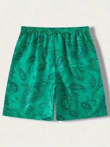 <b>Men's</b> Active Wear <b>Shorts</b> with <b>5</b> <b>Inch</b> <b>Inseam</b> Comfort Elastic Waistband All Print Drawstring Sublimation Streetwear <b>5</b> <b>Inch</b> <b>Inseam</b> - Product Image 3