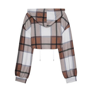 Novedades Ligeras: Sudaderas con Capucha Cortas Bordadas Transpirables Anti-Pilling de Tallas Grandes para Mujer, Manga Larga, Ropa de Exterior para Otoño - Product Image 3