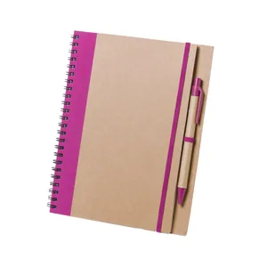 Quaderno Promozionale Sostenibile con Design a Tunnel Riciclato, Gadget Ecologici - Product Image 5