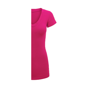 Nueva Camiseta Personalizada para Mujer, Cuello Redondo, Manga Corta, Transpirable, Ecológica, de Algodón Orgánico, con Estampado en Relieve, para Todas las Temporadas - Product Image 5