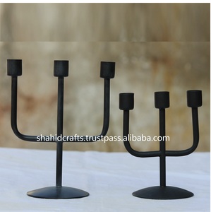 Porte-bougie en fer sans plomb, écologique et fait main, pour la décoration de la maison, Noël et Pâques, porte-bougie pilier - Product Image 2