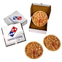Sacs Mylar réutilisables anti-odeur de 3,5 g, découpés sur mesure, pour pizza exotique, avec boîte de rangement