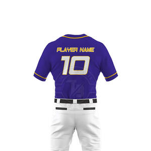 Service OEM Uniformes de baseball respirants Nouveau design Prix bas Vêtements d'entraînement confortables Ensembles élégants - Product Image 6