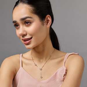 Trendy Classic and Religious Link <b>Chain</b> Necklace Rose Gold Plated <b>Copper</b> with Zircon Pearl for Gifts Parties Anniversaries - Product Image 2