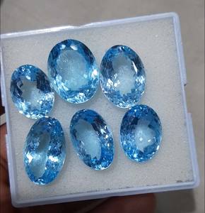 Larimar 5-20mm forme libre Cabochon pierre précieuse pour l'été pierre semi-précieuse pour cadeau de fête des mères cadeau tendance pour bijoux de mode - Product Image 2