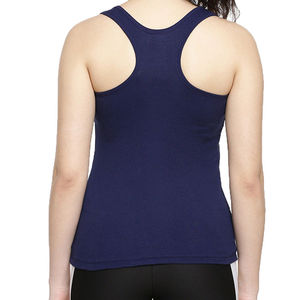 Camisetas sin Mangas de Cuello Redondo y Espalda Cruzada de Alto Impacto en Color Liso, Precio Razonable, Chalecos Deportivos para Mujer, Gimnasio, Fitness - Product Image 3