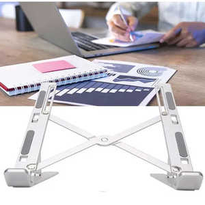 Soporte ajustable de aleación de aluminio para ordenador portátil y tableta Organizador portátil de escritorio para el hogar y la Oficina Universal para escritorios de computadora - Product Image 1