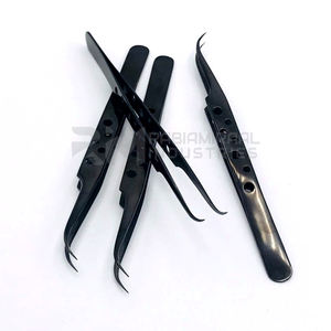 RMI vente en gros nouveau Design pince à épiler à prise entière meilleure qualité pince à cils noir Plasma pince à épiler à extension de cils de qualité supérieure - Product Image 5